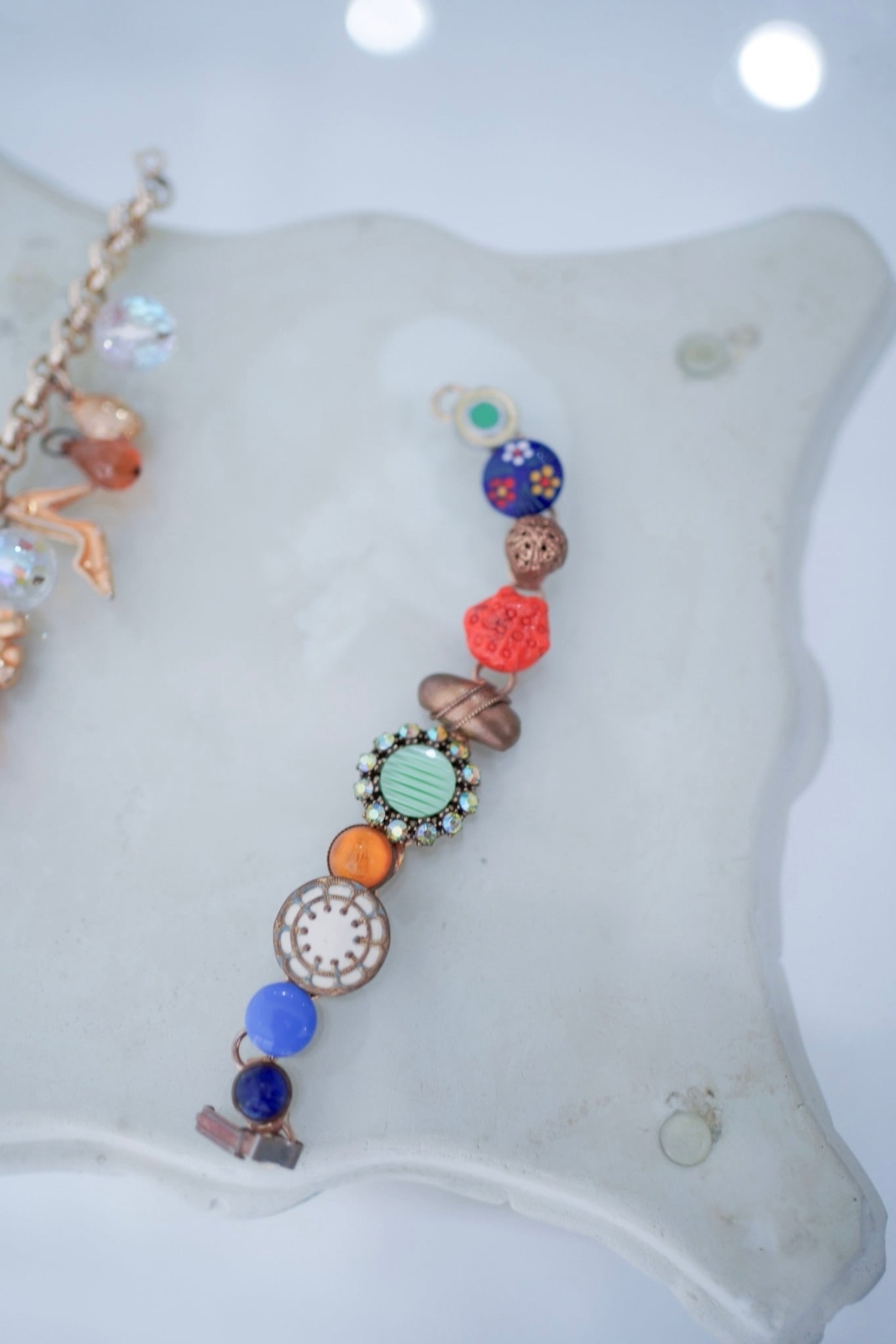 vintage botton bangle