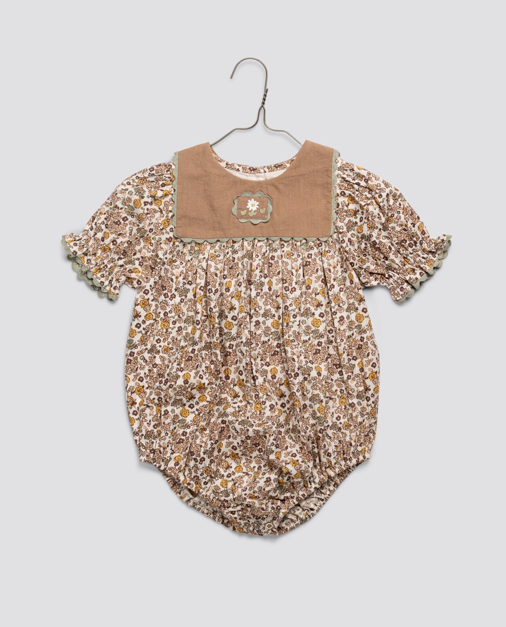 送料無料 Little Cotton Clothes/Emille Romper Yarrow Floral