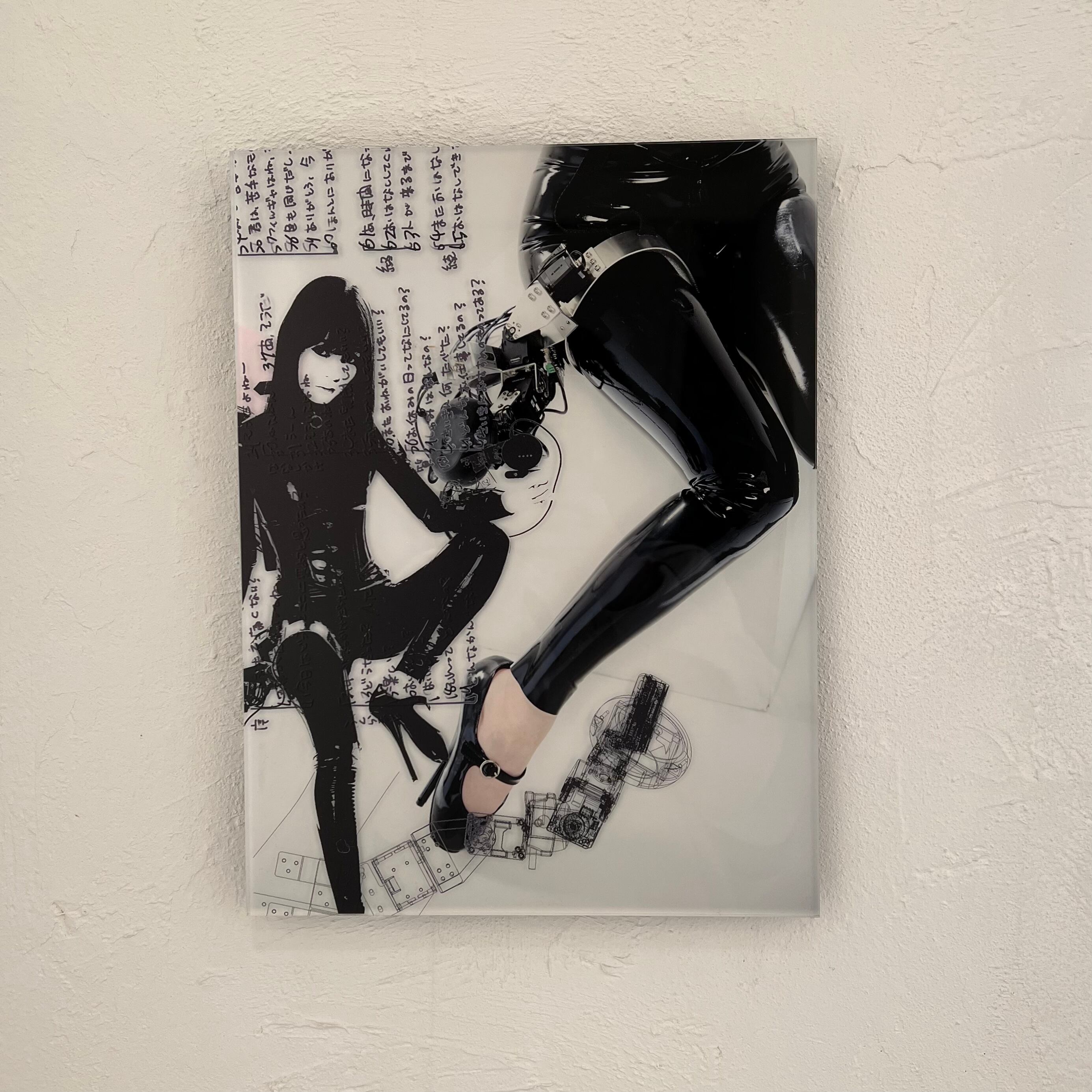 ウェアラブルロボットFylgear脚 アクリルプリント「過程」ver