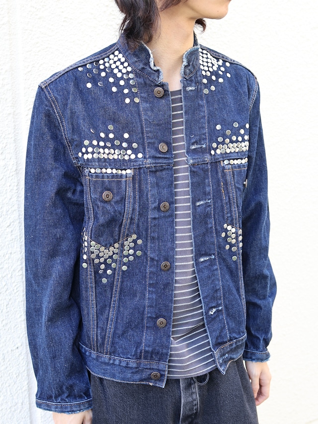 【Hannah Creak/26aw】Studded blouson blue
