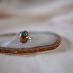 -oyster  Copper turquoise- RING（M）【silver925】