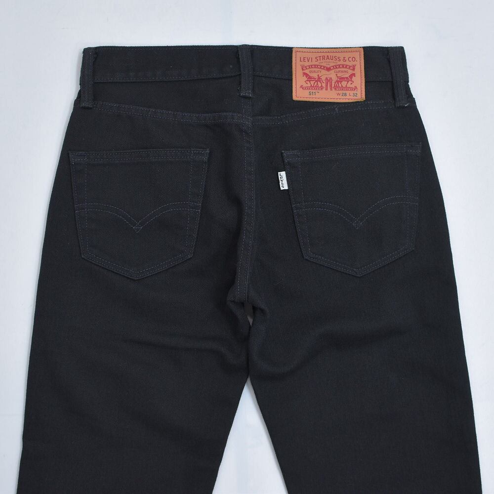 メンズ LEVI'S リーバイス 511 ブラックデニム 28インチ USA企画