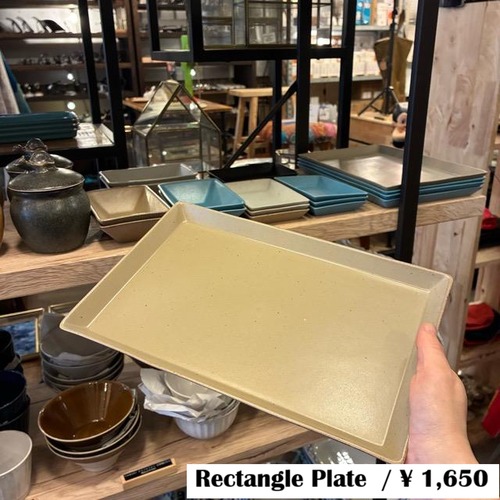 Thailand Stackable rectangle plate LL 27cm　タイ　カサネレクタングルプレート　LL　メインディッシュ　軽量食器　食洗機可　皿　TAMAKI　スタッキング