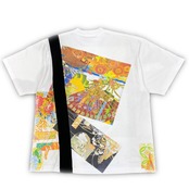 【tshirts139】XL size KIMONO T-SHIRTS white