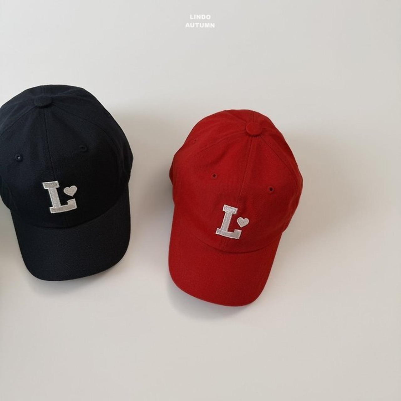 韓国子供服 / LINDO / Lロゴ ボールキャップ *free(頭囲 52cm)*