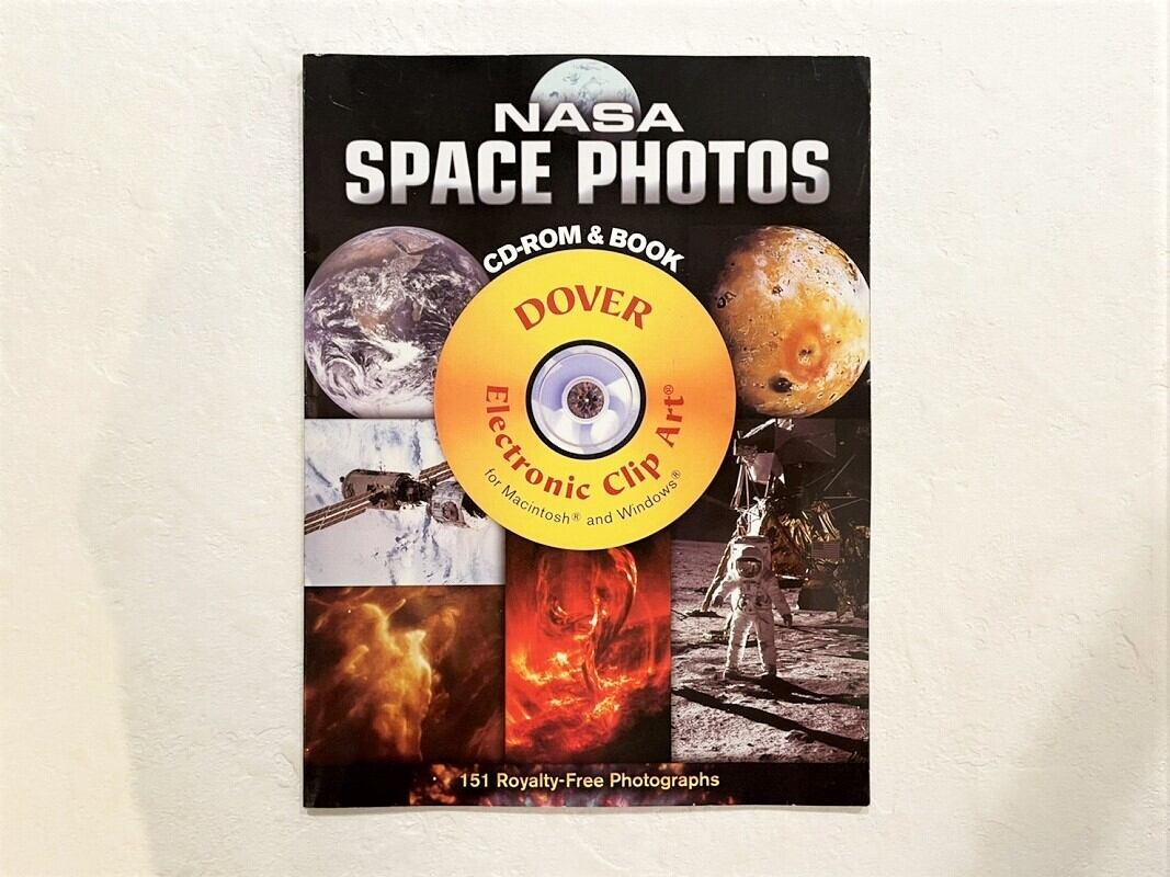 【VA284】NASA Space Photos CD-ROM and Book /visual book