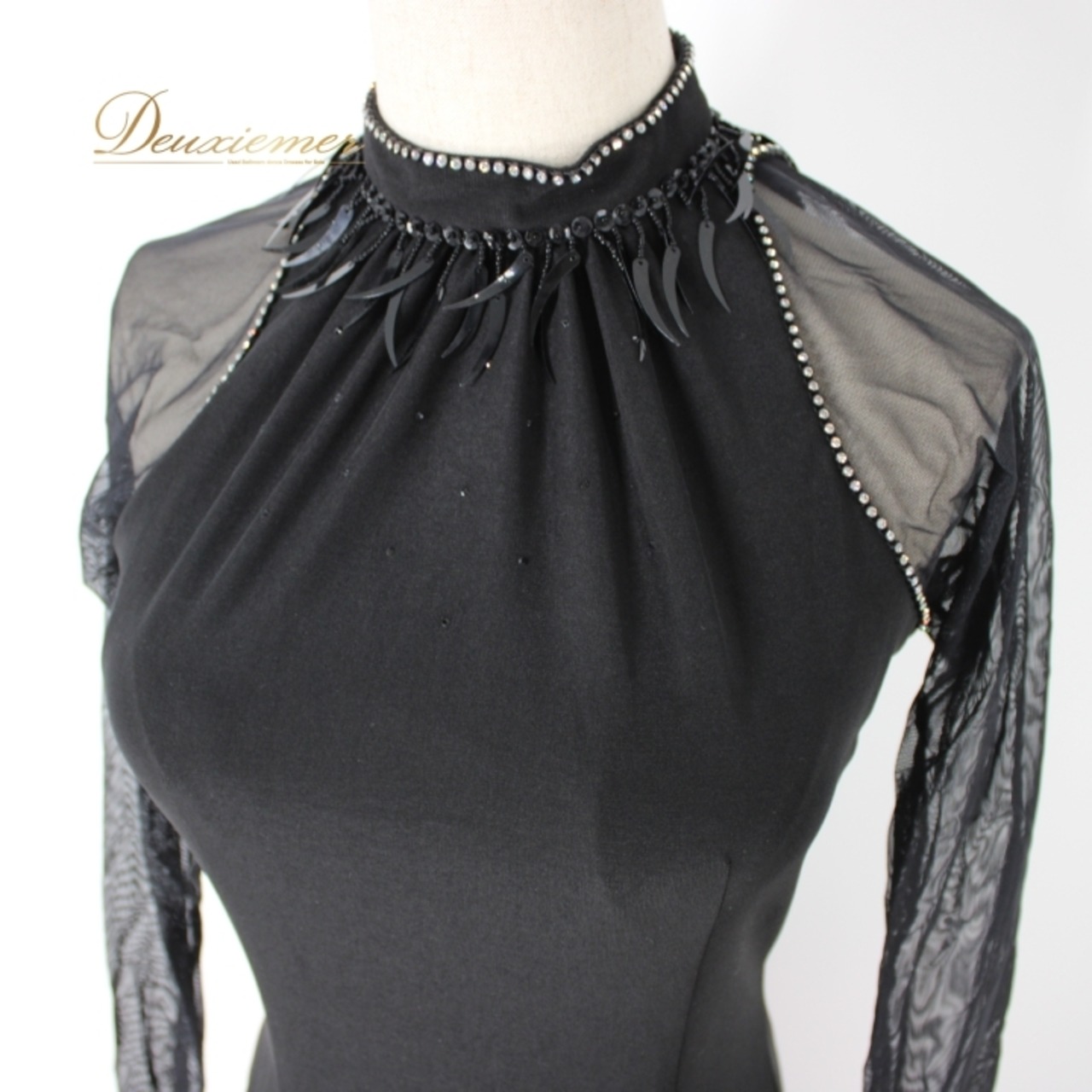 社交ダンス 衣装 ラテン ドレス ワンピース パーティドレス 赤 黒 Fantasy ファンタジー ブラック系 レッド系 ラインストーン レース 派手 カラフル 大人用 女性用 おしゃれ 躍動感 かわいい フェスティバル 競技用 結婚式 ダンスイベント エレガント 上品 ステージ衣装 パフォーマンス 衣装替え パーティーコスチューム メイドインジャパン