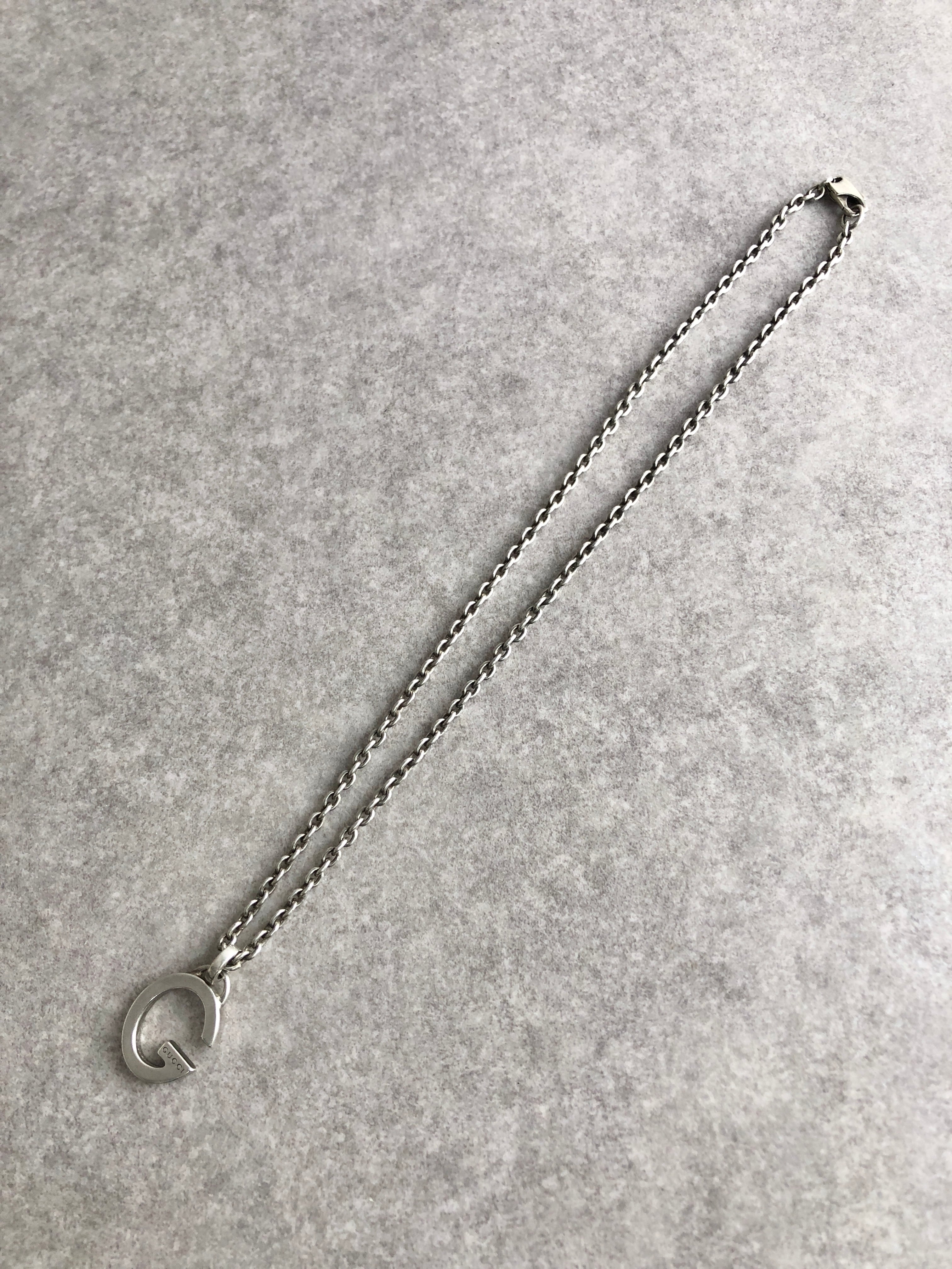 GUCCI グッチ ネックレス シルバー Gモチーフ 925 vintage