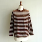 INSCRIRE Velvet border long sleeve tee
