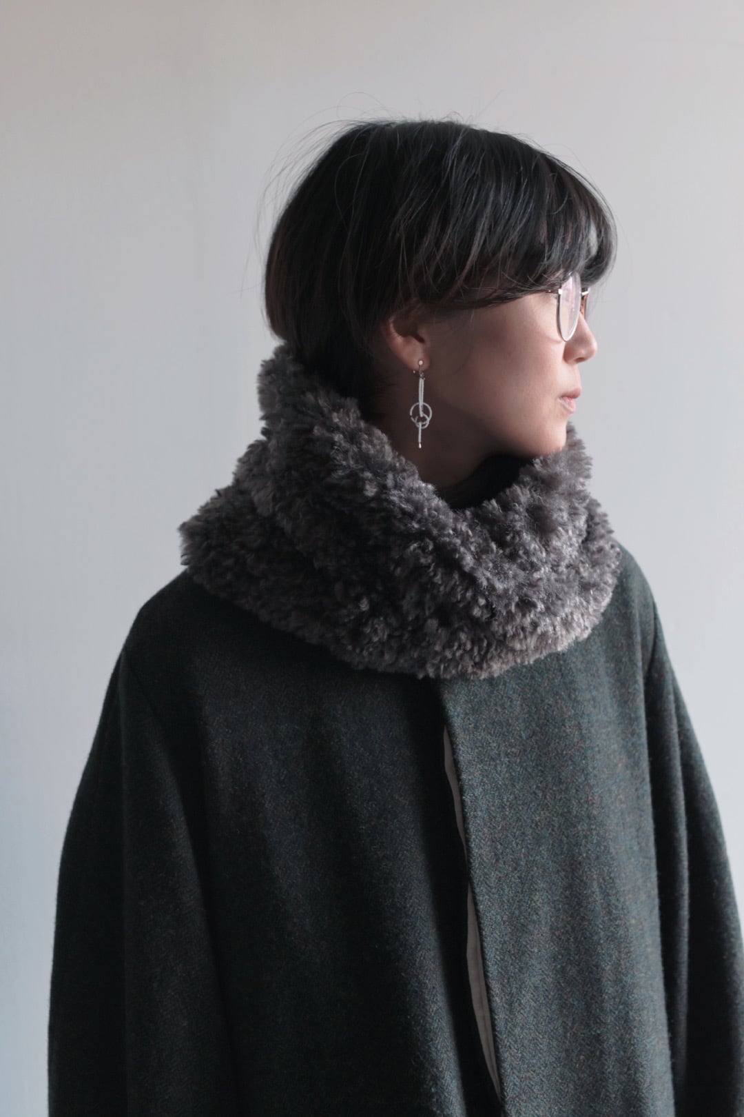 ゴーシュ】Lady's 20/1オーガニックツイル プルオーバーブラウス［Red