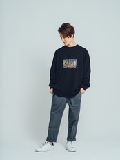 EURO PHOTO LONG SLEEVE T【TRUMPET】