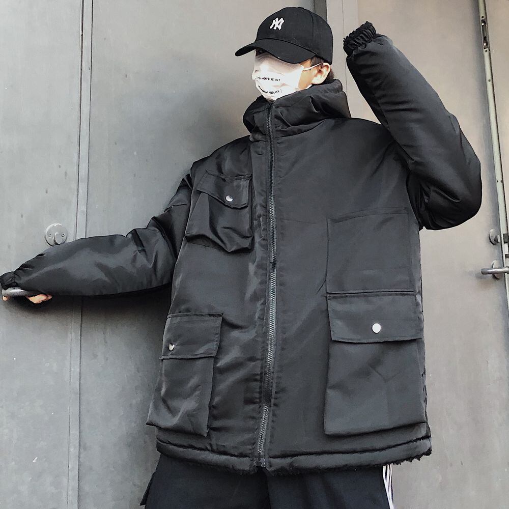 ボアジャケット リバーシブル フード付 ユニセックス 2色 M~5XL リバーシブル フード付き ボアブルゾン ユニセックス ラムウール