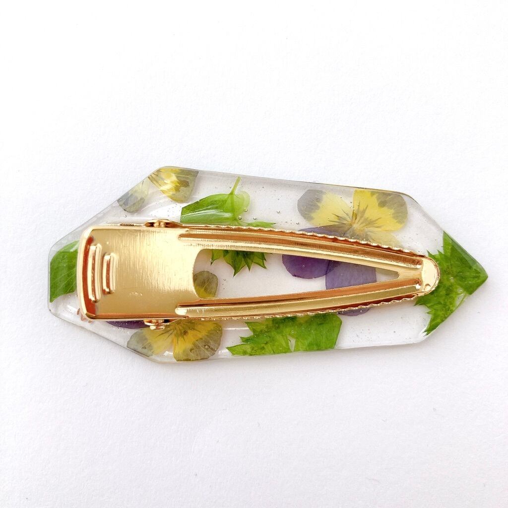 honey bee   ( viola_bupleurum )   ヘアクリップ