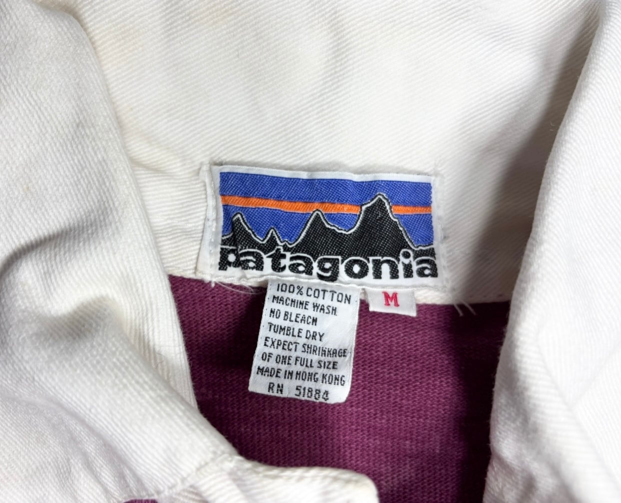 激レア 70s 最初期 タグ PATAGONIA RUGBY SHIRT 70s PATAGONIA RUGBY SHIRT | BLACK BOX STORE