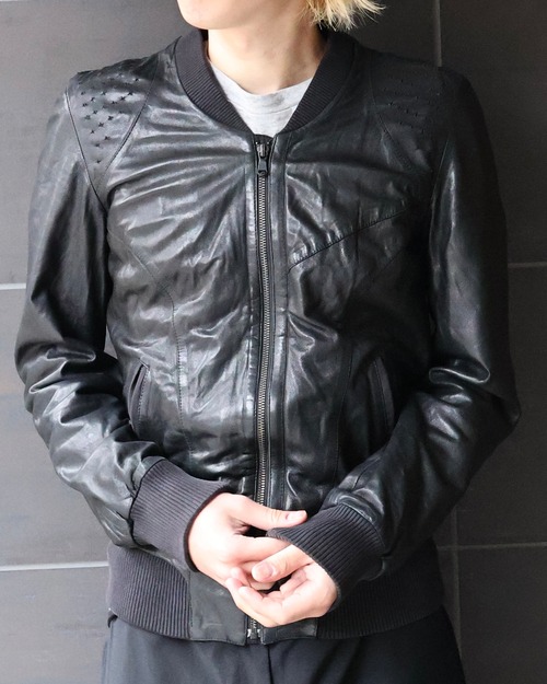 【DIESEL】short length riders jacket