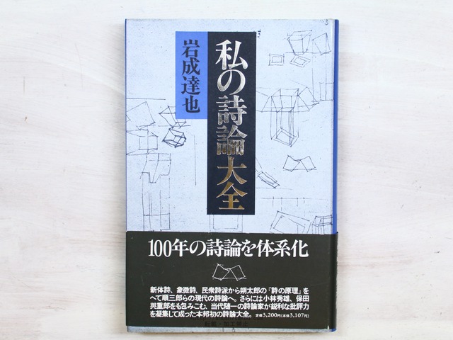 私の詩論大全　評論集　/　岩成達也　　[34391]