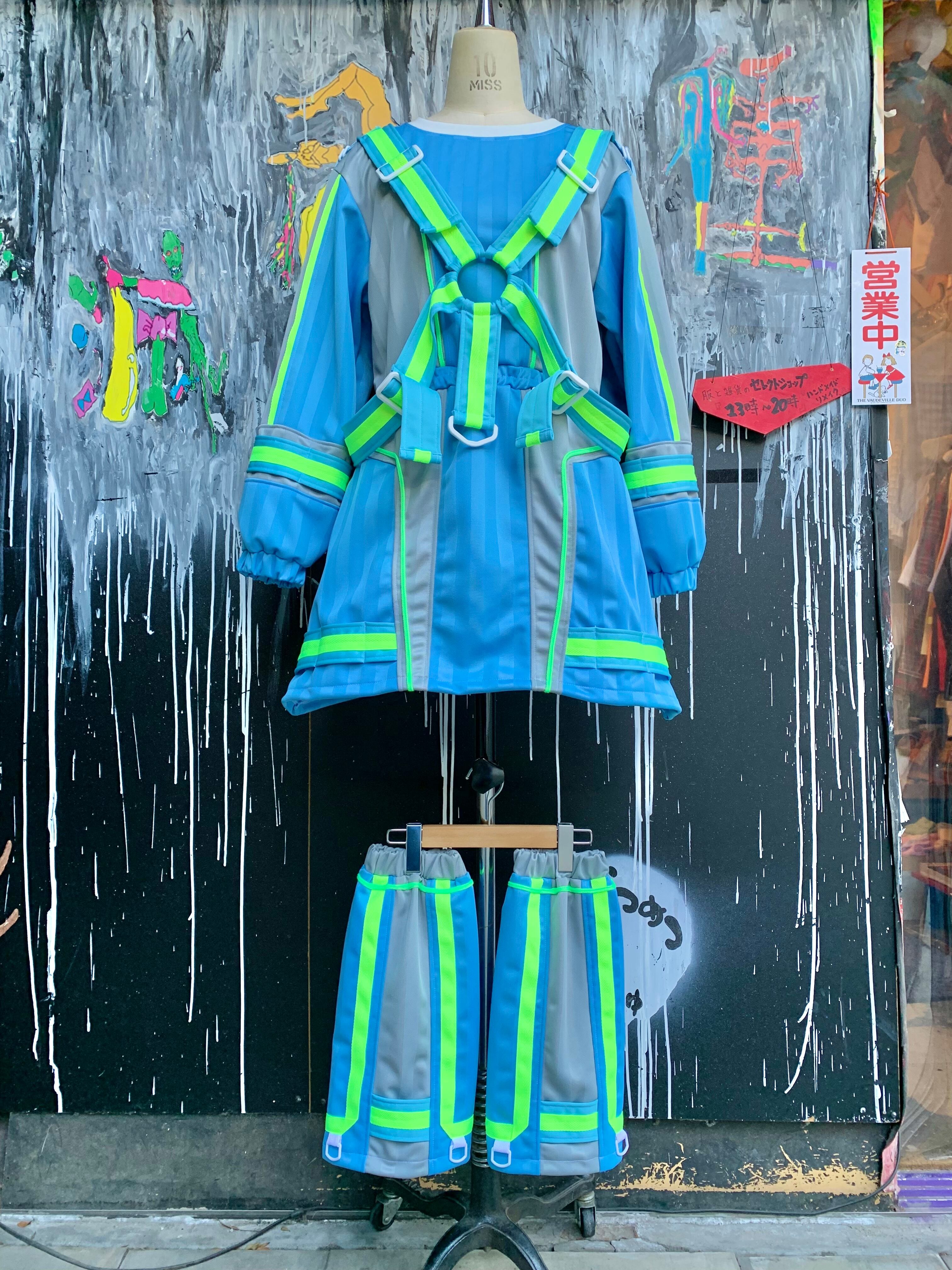 ぜつきぐ】パラシュートジャージワンピ | zetsukigu