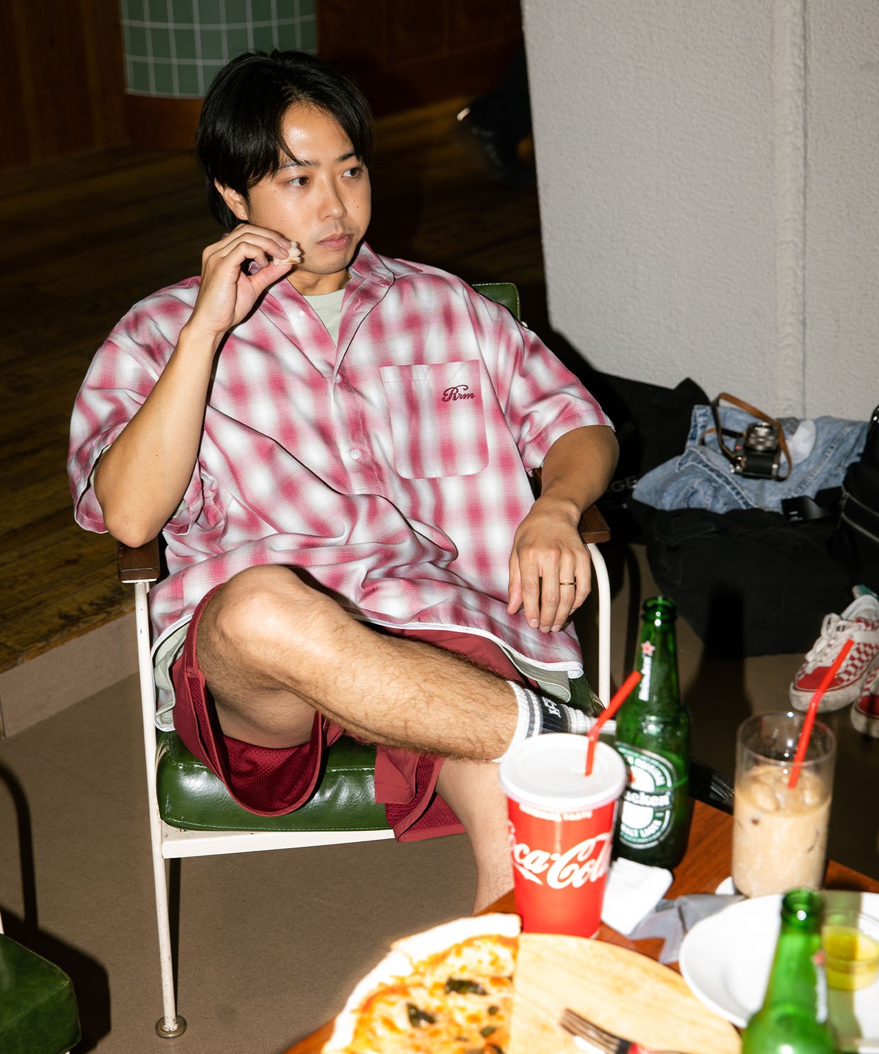 【#Re:room】MESH COLOR SHORTS［REP223］