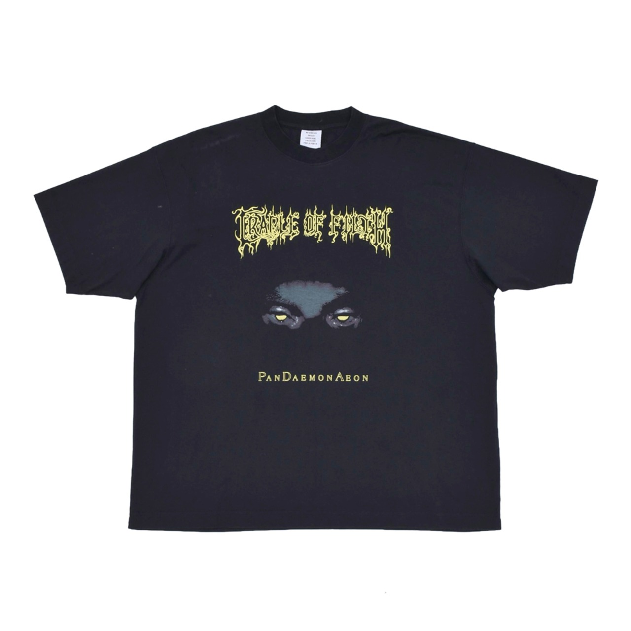 【VETEMENTS】COF PANDAEMONAEON OVERSIZED T-SHIRT - 5