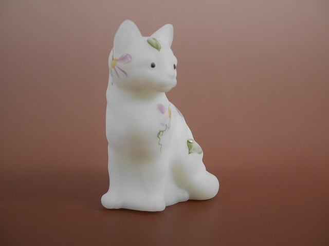 FENTON CAT フェントン ねこのフィギュリン ガラス | lacoiffe （コワフ）