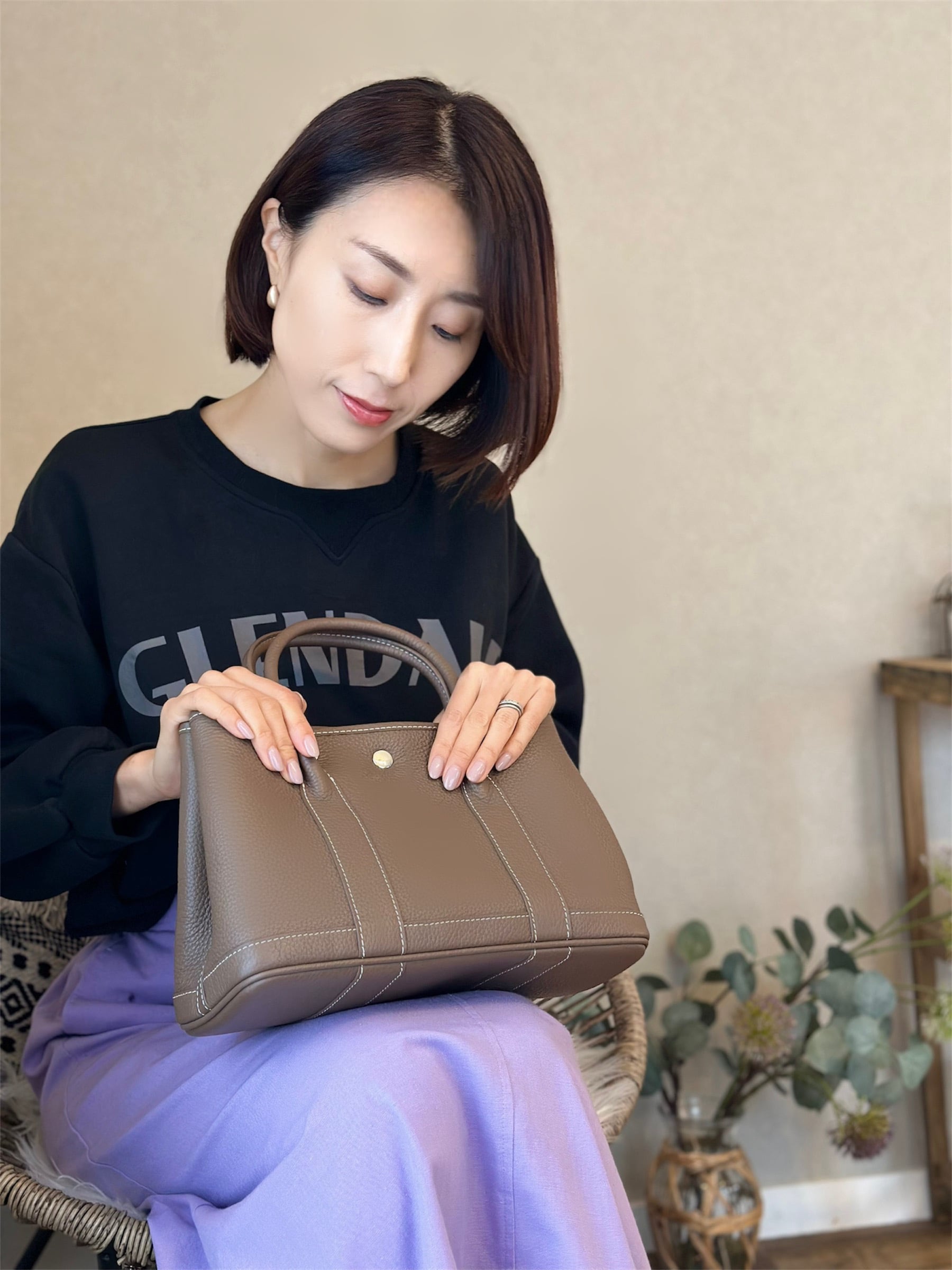 トゥミ ナパレザー・スモール・ラウンド・トート コーヒー b342d5a7b151f571e09eb80215435f