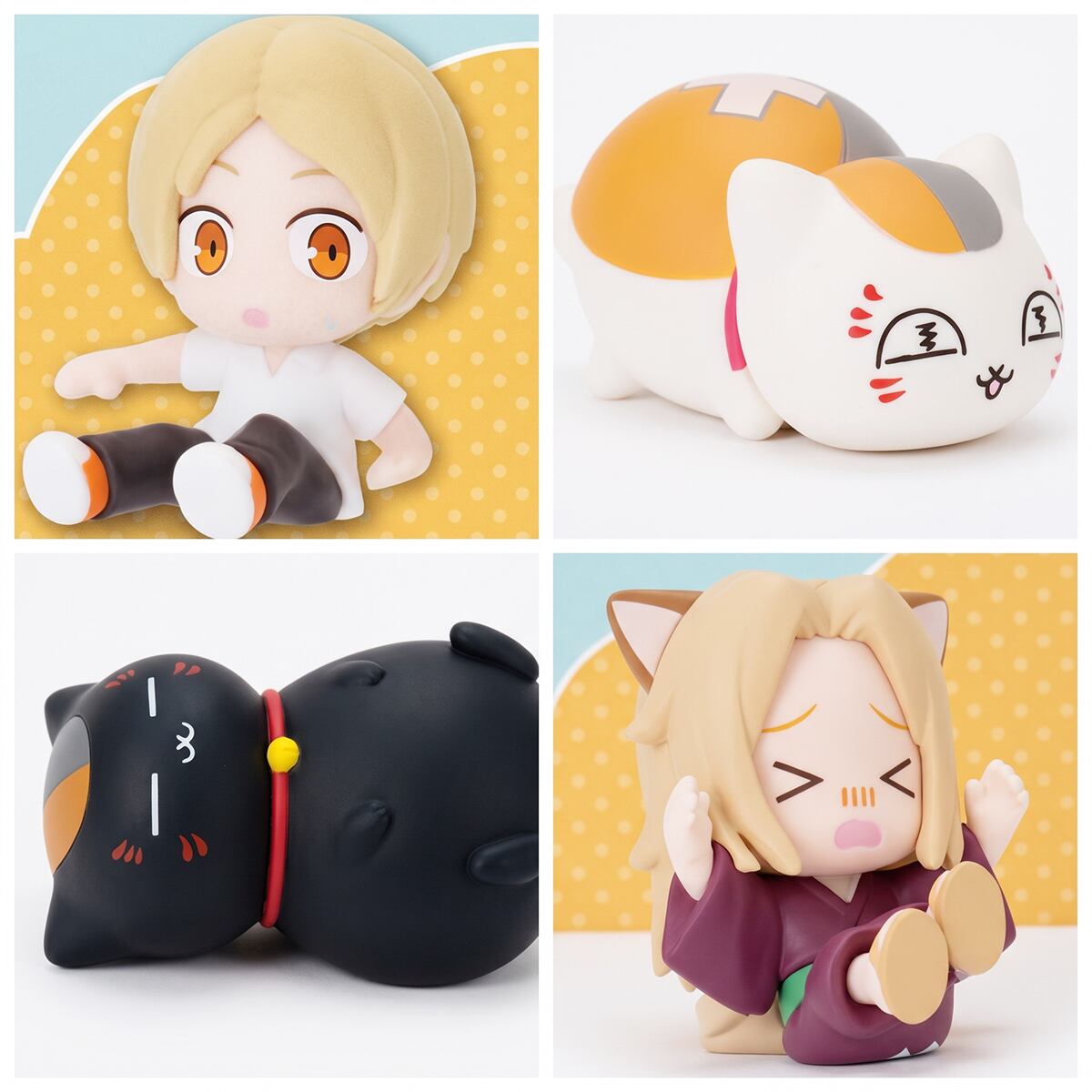 フルコンプ】 夏目友人帳 すってんころりんフィギュア 【全4種セット