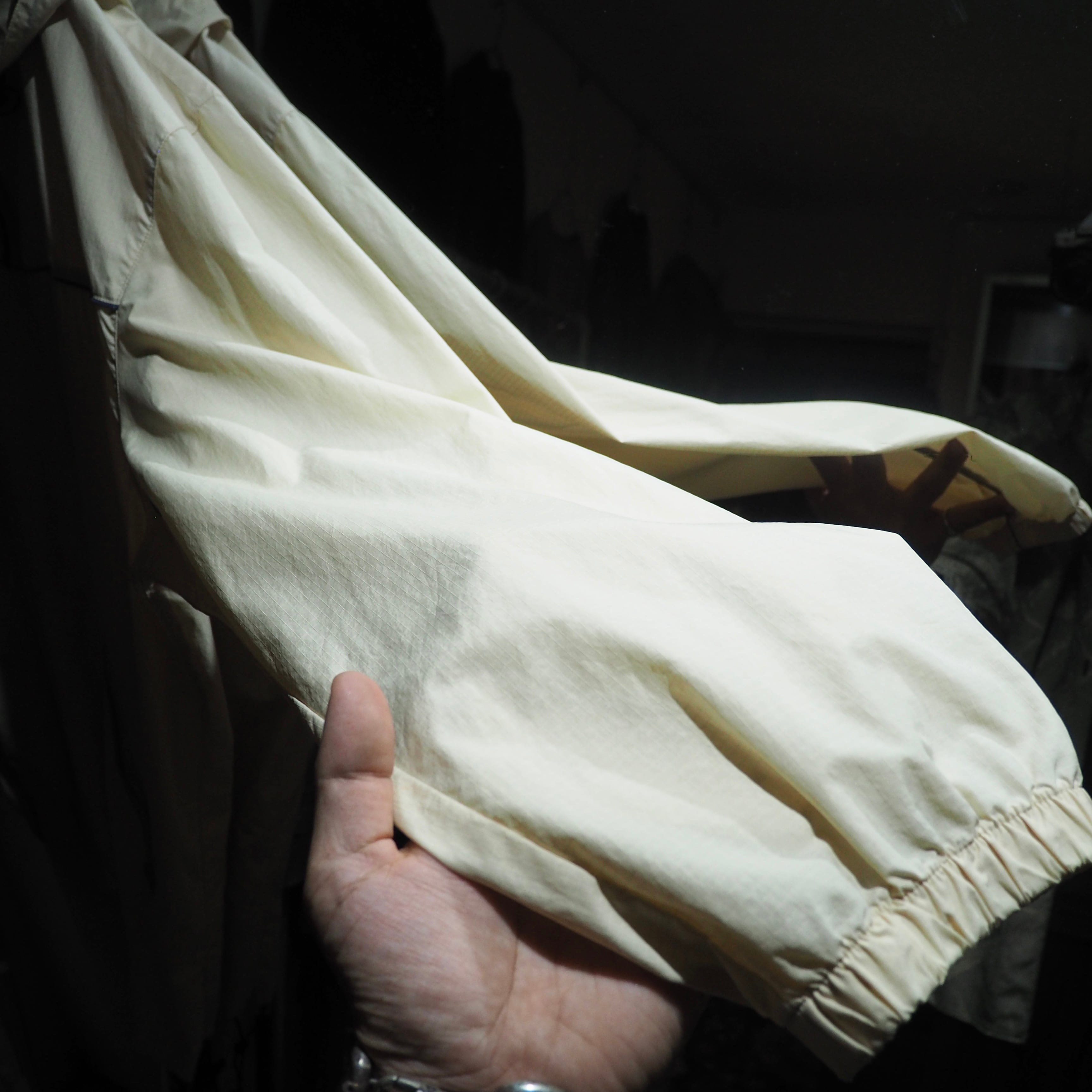 1990s " LACOSTE " Multi Tech gimmick vintage loose nylon jacket