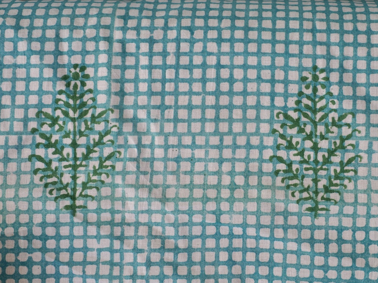 156ri050 Block Print Bandana d17