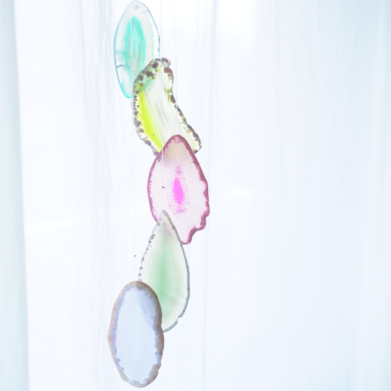 Spring Garden 09 - アゲートヒーリングチャイム / Agate Sun Catcher Wind Chime 880