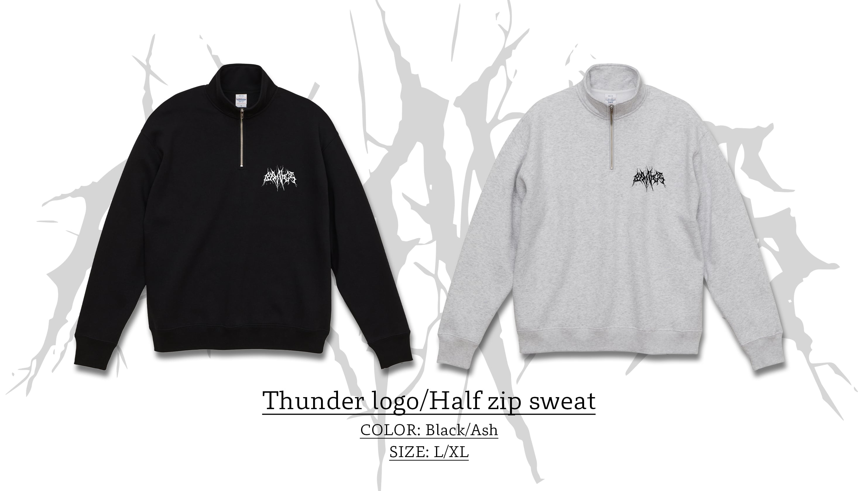 Thunder/ハーフジップ