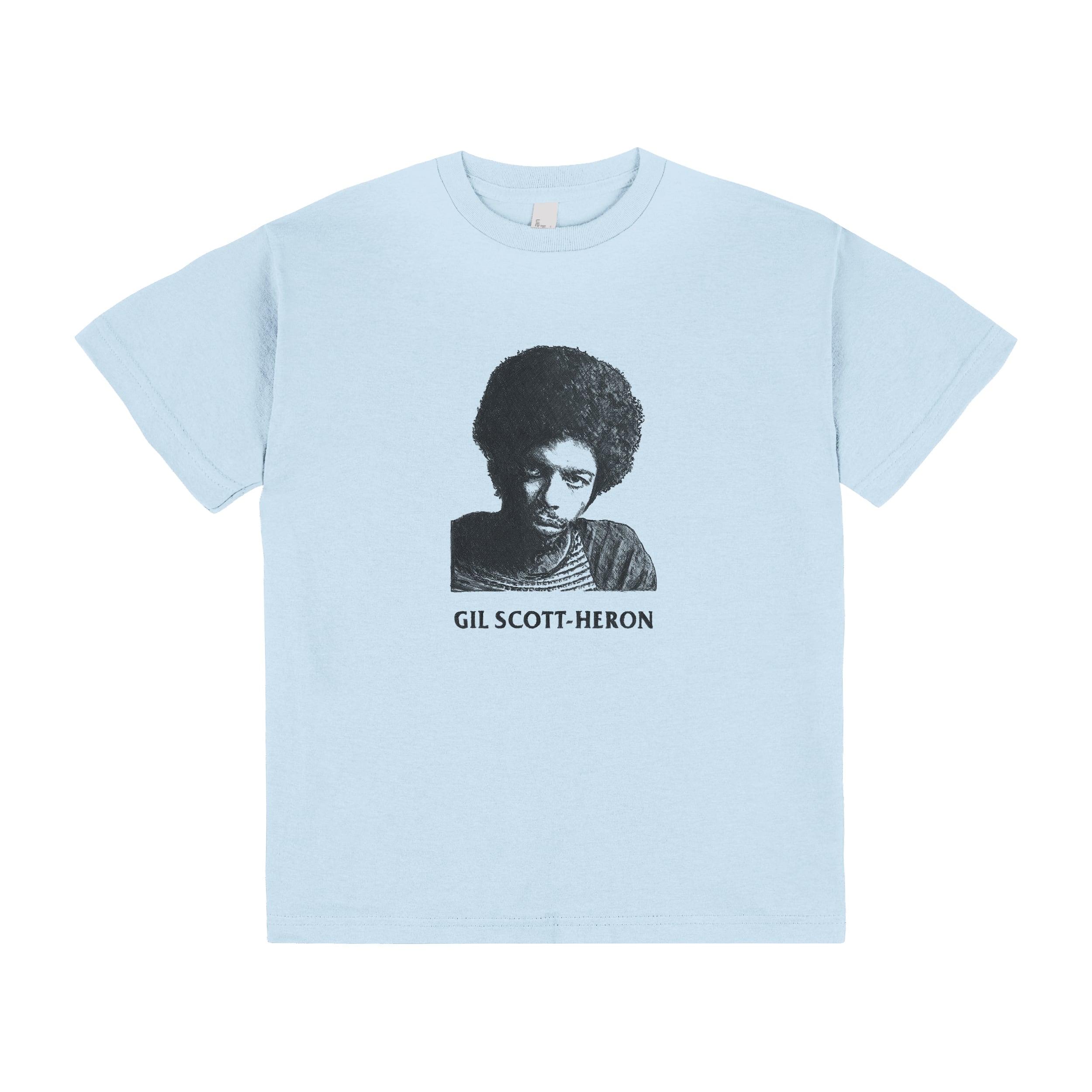 "GIL SCOTT-HERON" TSHIRT PALE BLUE
