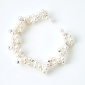 【ROSE】淡水ベビーパールデザインブレスレット