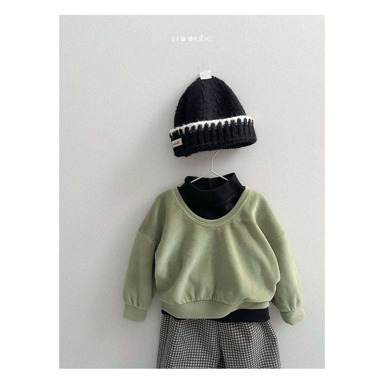 【取寄】minirobe メロウビーニー FREE｜冬服｜韓国子供服