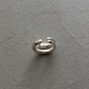 【受注予約:7月中旬入荷予定】overlap ring/silver