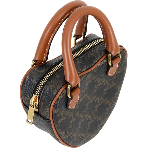 Unused CELINE セリーヌ ハート 3WAY ミニバッグ 198222BZJ.04LU タン