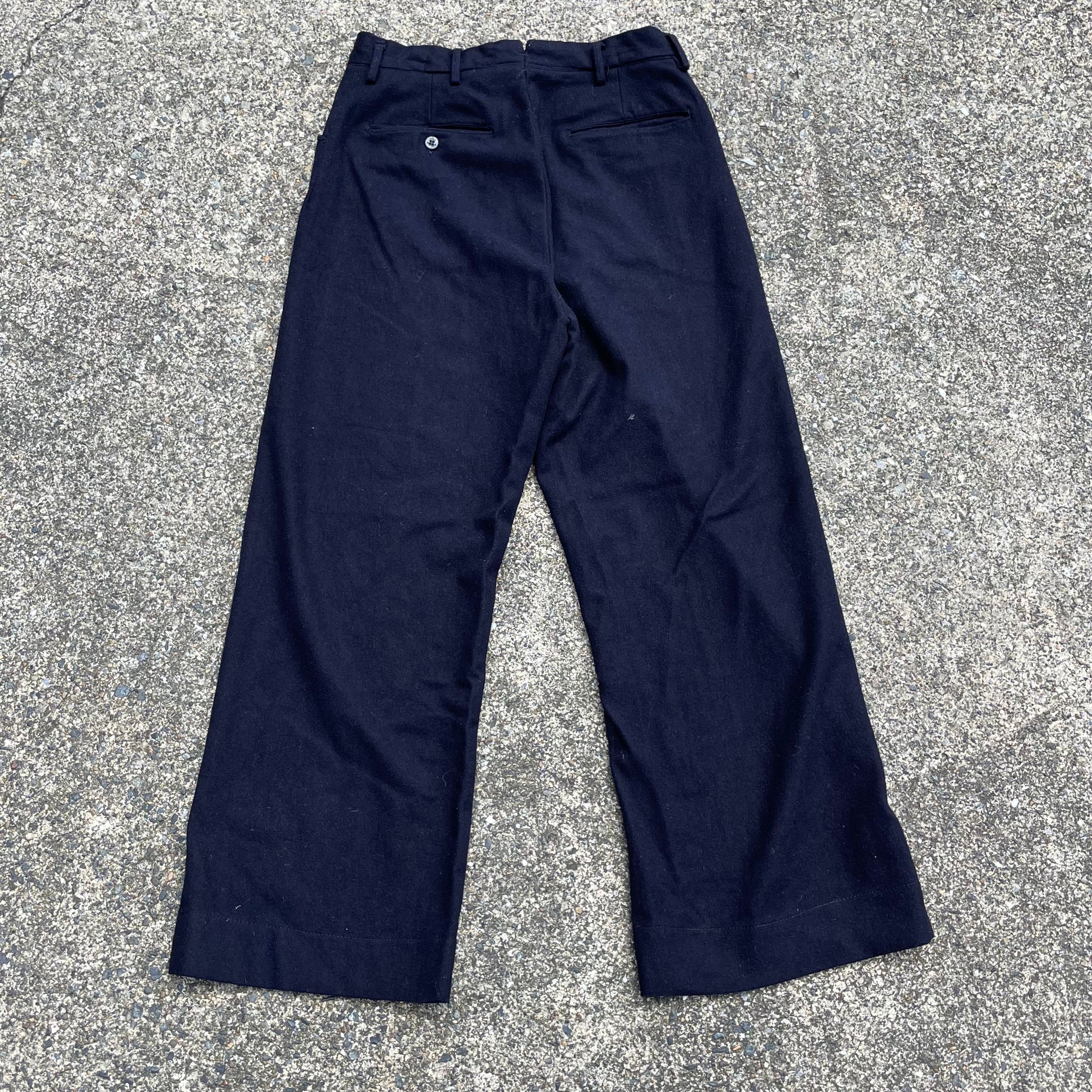 60svintage USNAVY セーラーパンツ 巻きパンツ 1940's US.NAVY デニム