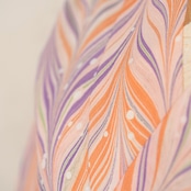 〈Sunset Macaron〉矢羽柄 × ドット〜洗えるきもの(シルジェリー)〜