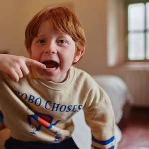 BOBO CHOSES /  Walking Clock sweatshirt / Kids