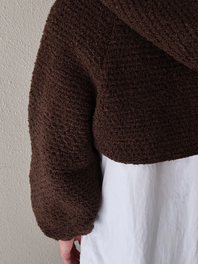 【ISA BOULDER】HOODED GRADATION SLEEVE/soil