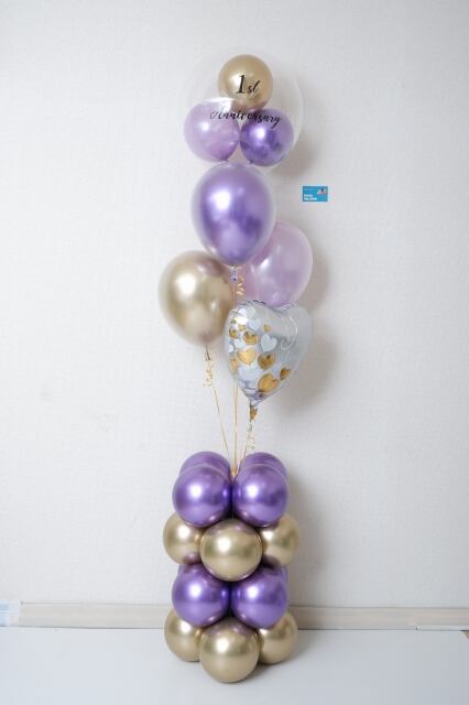 クロームカラータワーブーケ