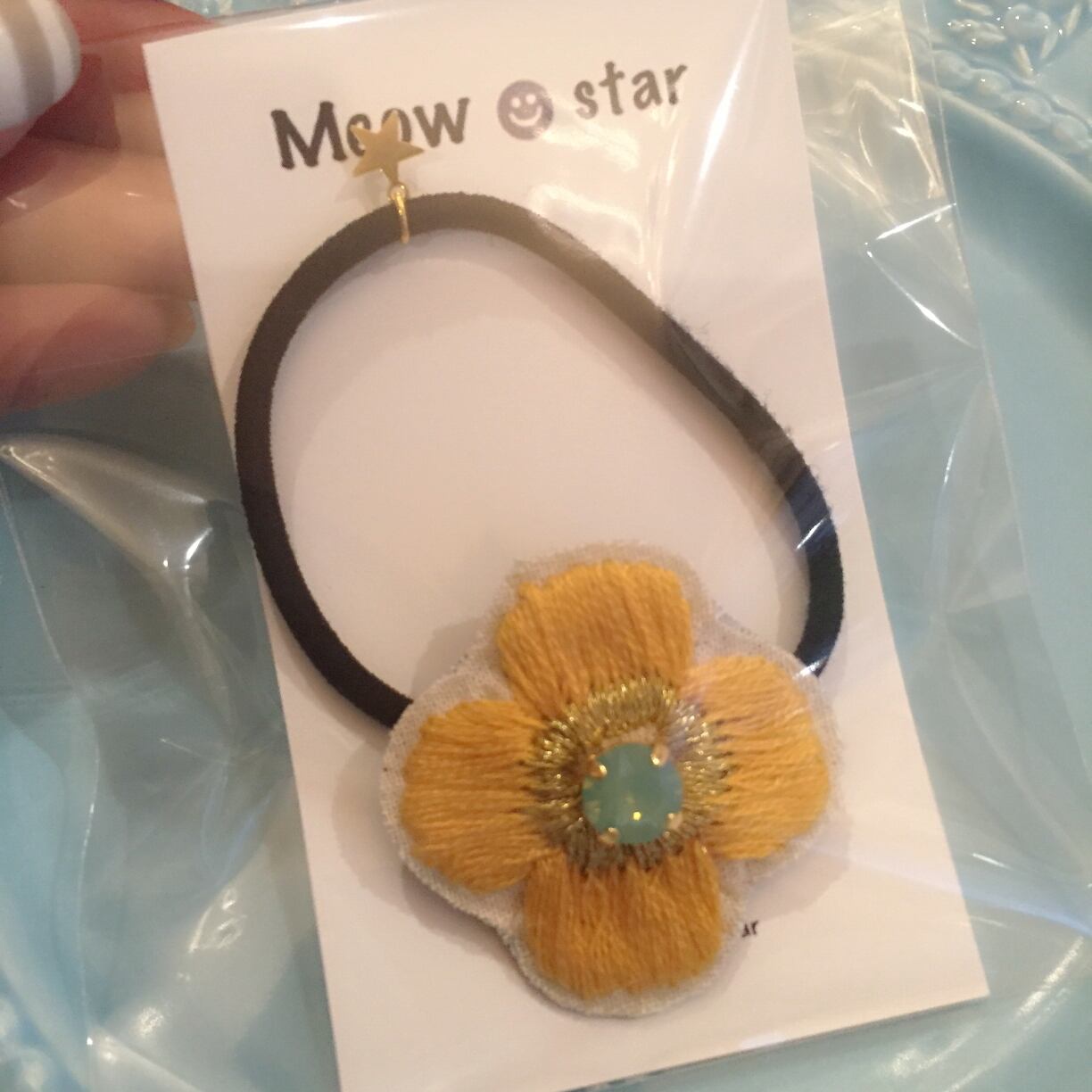 フラワー刺繍 ヘアゴム(各種) | Meow star