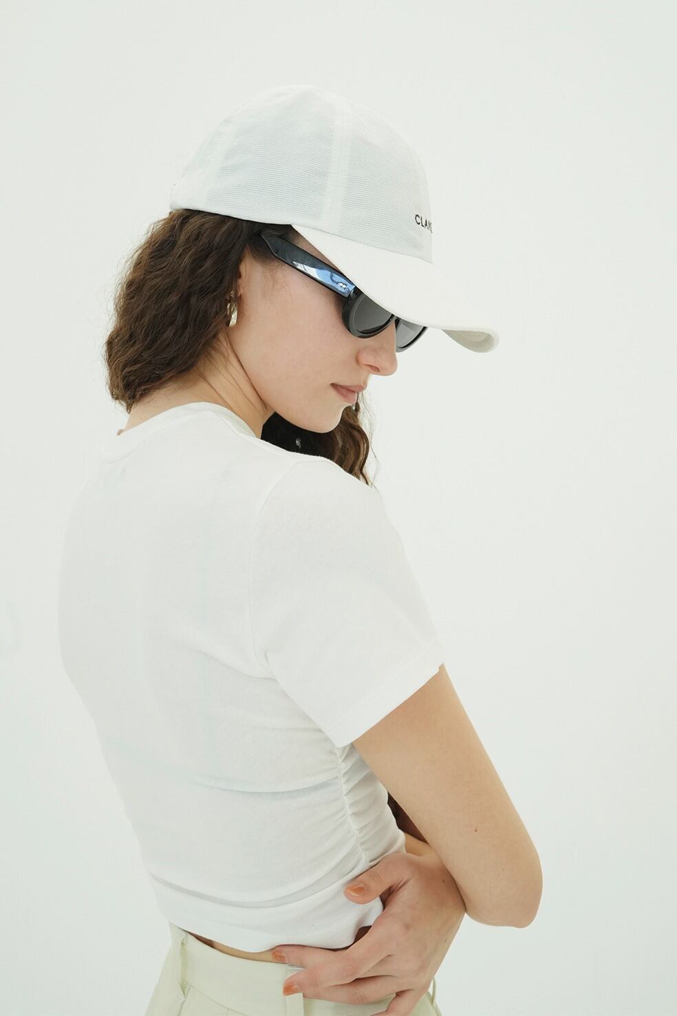 CLANE SHIRRED HEM COMPACT TOPS | FLICKA ASHIYA