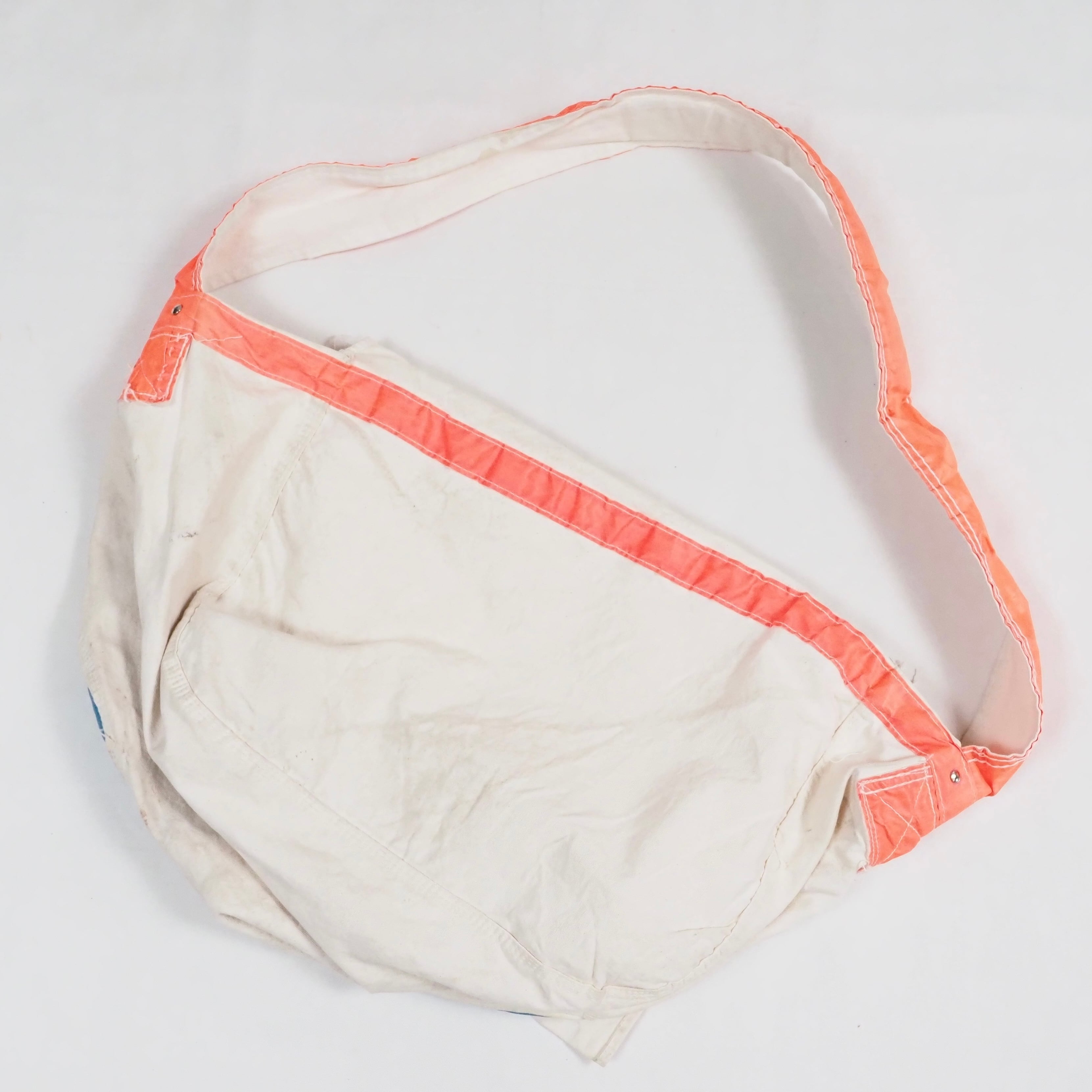 60s The Courant Reverse Stencil Newspaper Bag Vintage ニュース