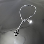 CHAIN ANKLET #2 [TINY RHYTHMIC HORSESHOE] / タイニーリズミックホースシュー#2チェーンアンクレット