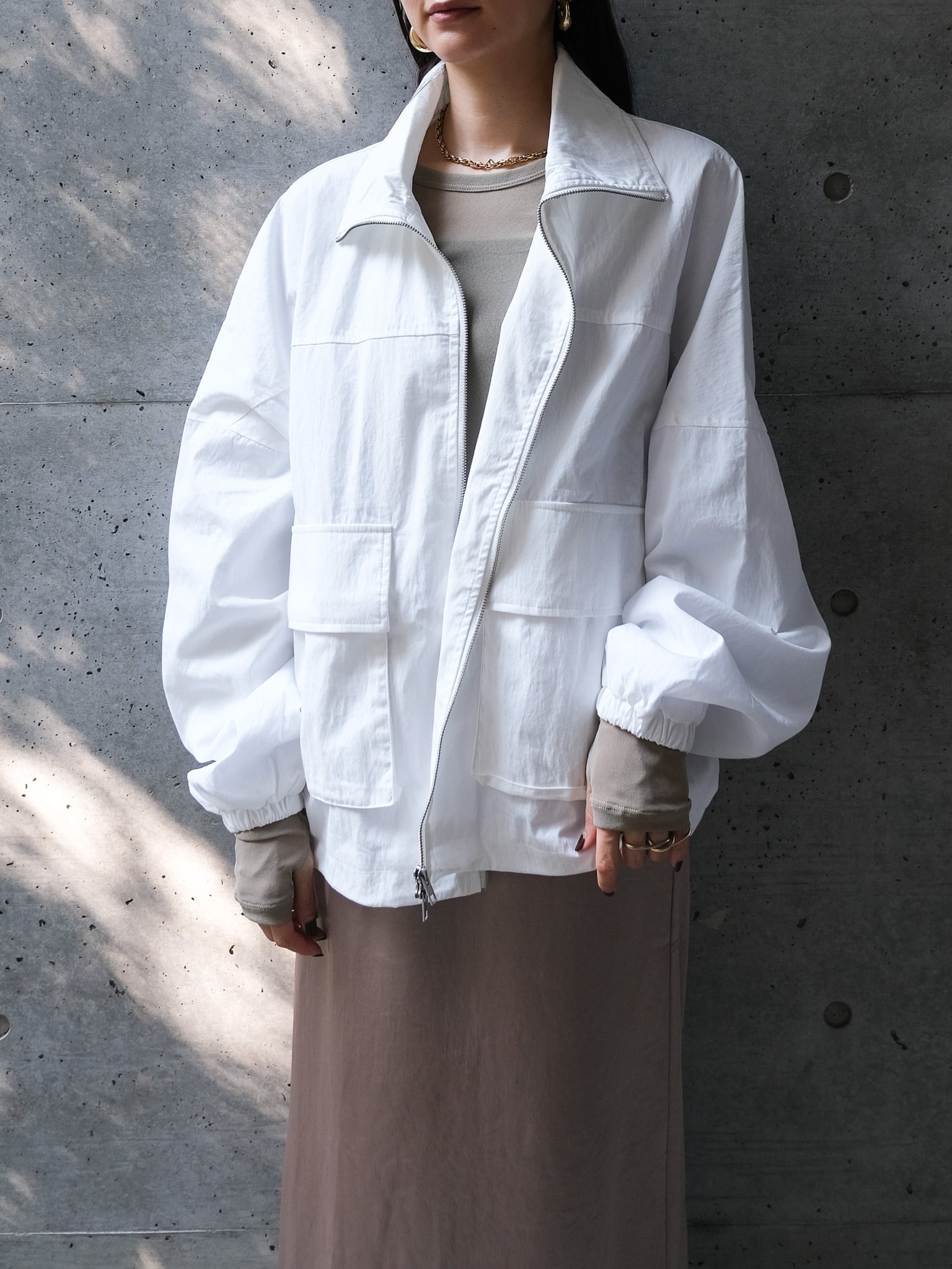 TWILL STAND COLLAR JK(ﾂｲﾙｽﾀﾝﾄﾞｶﾗｰｼﾞｬｹｯﾄ)【7533207】 | CIEL'AIR