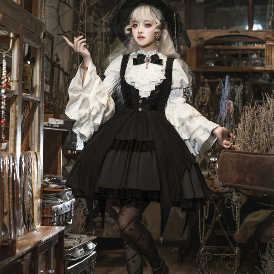 ゴスロリ通販 With U ファッション ハット 三角帽 魔法使い 魔女 暗黒