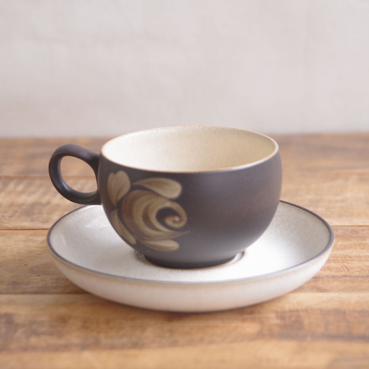 デンビー ベイクウェル カップ&ソーサー DENBY Bakewell ダーク