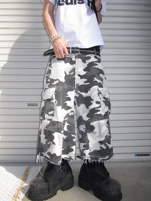 【PLANET STUDIO】spiderweb denim pants