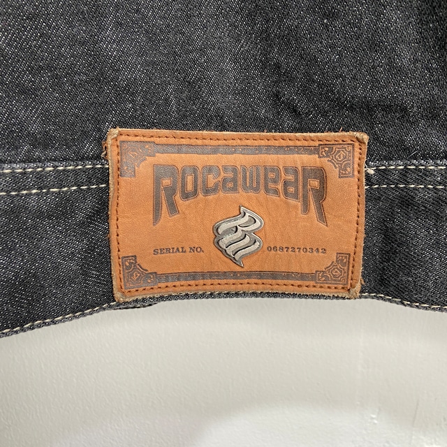 『送料無料』90s ROCAWEARロカウェア　ビッグGジャン　4つポケフルジップジャケット