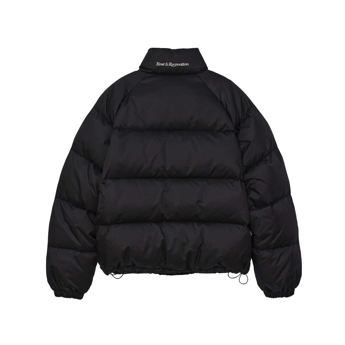 rest & recreation] RR LOGO DOWN JACKET - BLACK 正規韓国ブランド 